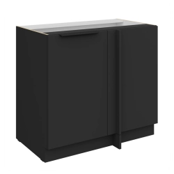 Kuchyňská skříňka ARIA 105 ND 1F BB korpus černá, dvířka černá
