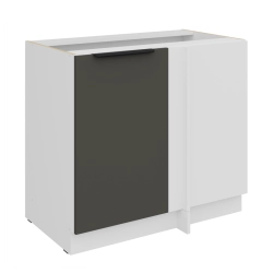 Kuchyňská skříňka ARIA 105 ND 1F BB
korpus bílá, dvířka šedá