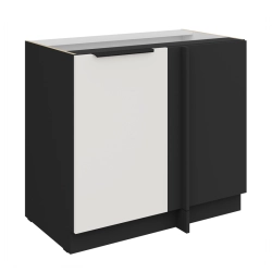 Kuchyňská skříňka ARIA 105 ND 1F BB
korpus černá, dvířka bílá