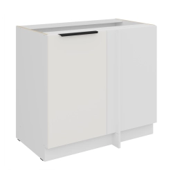Kuchyňská skříňka ARIA 105 ND 1F BB korpus bílá, dvířka bílá