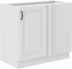 Kuchyňská skříňka Stilo 105 ND 1F BB, korpus bílá / dvířka bílá