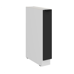 Kuchyňská skříňka ARIA 15 D CARGO BB korpus bílá, dvířka černá