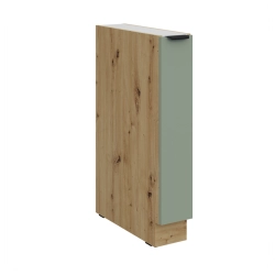 Kuchyňská skříňka ARIA 15 D CARGO BB korpus dub artisan, dvířka Aquamarine-SA