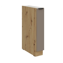 Kuchyňská skříňka ARIA 15 D CARGO BB korpus dub artisan, dvířka Sandgrau-TA