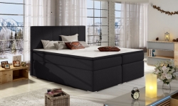 Kontinentální postel BOLERO - Boxspring - černá látka Sawana 14