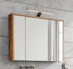 Koupelnová skříňka HAMPTON 84, zrcadlo, s LED osvětlením