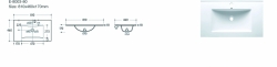 Umyvadlo CFP 80D 80