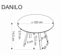 Jídelní stůl DANILO