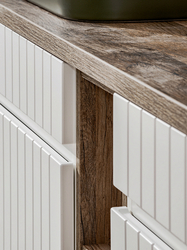 Koupelnová skříňka ICONIC bílá 82-80, pod umyvadlo 80