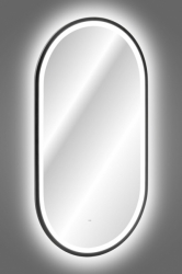 Zrcadlo APOLLO 2 s LED černá