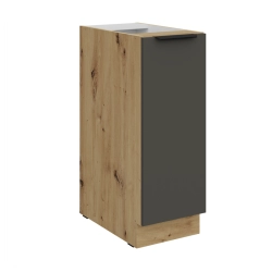 Kuchyňská skříňka ARIA 30 D CARGO BB korpus dub artisan, dvířka šedá