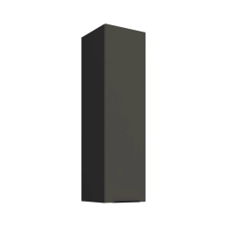 Kuchyňská skříňka ARIA 30 G-108 1F korpus černá, dvířka šedá