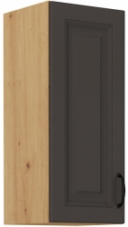 Kuchyňská skříňka Stilo 30 G-72 1F, korpus dub artisan / dvířka šedá