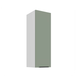 Kuchyňská skříňka ARIA 30 G-90 1F korpus bílá, dvířka Aquamarine-SA