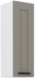 Kuchyňská skříňka LUNA bílá/světle šedá Clay 30 G-90 1F