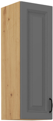 Kuchyňská skříňka Stilo 30 G-90 1F, korpus dub artisan / dvířka šedá DUST