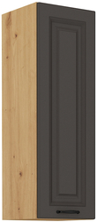 Kuchyňská skříňka Stilo 30 G-90 1F, korpus dub artisan / dvířka šedá