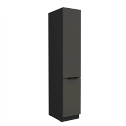 Kuchyňská skříňka ARIA 40 DK-210 2F
korpus černá, dvířka šedá