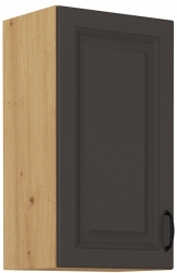 Kuchyňská skříňka Stilo 40 G-72 1F, korpus dub artisan / dvířka šedá