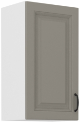Kuchyňská skříňka Stilo 40 G-72 1F, korpus bílá / dvířka světle šedá CLAY