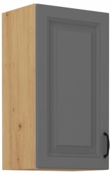 Kuchyňská skříňka Stilo 40 G-72 1F, korpus dub artisan / dvířka šedá DUST