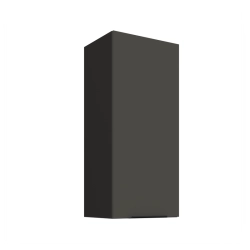 Kuchyňská skříňka ARIA 40 G-90 1F -
korpus černá, dvířka šedá
