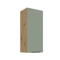 Kuchyňská skříňka ARIA 40 G-90 1F 
korpus dub artisan, dvířka Aquamarine-SA
