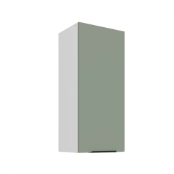Kuchyňská skříňka ARIA 40 G-90 1F 
korpus bílá, dvířka Aquamarine-SA