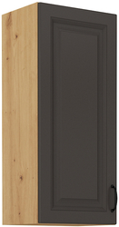 Kuchyňská skříňka Stilo 40 G-90 1F, korpus dub artisan / dvířka šedá