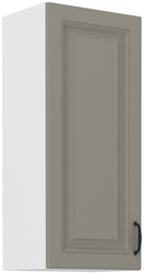 Kuchyňská skříňka Stilo 40 G-90 1F, korpus bílá / dvířka světle šedá CLAY
