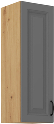 Kuchyňská skříňka Stilo 40 G-90 1F, korpus dub artisan / dvířka šedá DUST