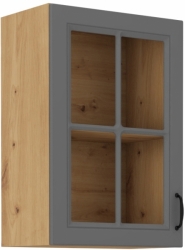 Kuchyňská skříňka Stilo 40 GS-72 1F, korpus dub artisan / dvířka šedá DUST