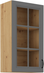 Kuchyňská skříňka Stilo 40 GS-90 1F, korpus dub artisan / dvířka šedá DUST