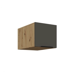 Kuchyňská skříňka ARIA 40 NAGU-36 1F 
korpus dub artisan, dvířka šedá