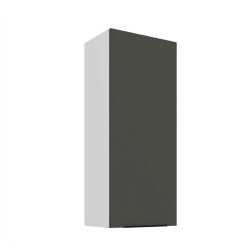 Kuchyňská skříňka ARIA 45 G-108 1F 
korpus bílá, dvířka šedá