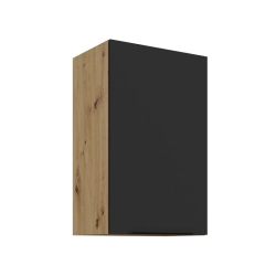 Kuchyňská skříňka ARIA 45 G-72 1F 
korpus dub artisan, dvířka černá