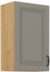 Kuchyňská skříňka Stilo 45 G-72 1F, korpus dub artisan / dvířka světle šedá CLAY