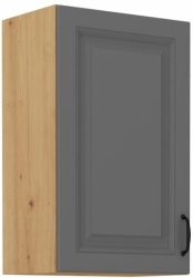 Kuchyňská skříňka Stilo 45 G-72 1F, korpus dub artisan / dvířka šedá DUST