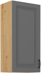 Kuchyňská skříňka Stilo 45 G-90 1F, korpus dub artisan / dvířka šedá DUST