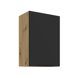Kuchyňská skříňka ARIA 50 G-72 1F 
korpus dub artisan, dvířka černá