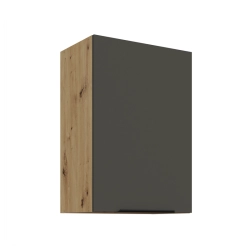 Kuchyňská skříňka ARIA 50 G-72 1F 
korpus dub artisan, dvířka šedá