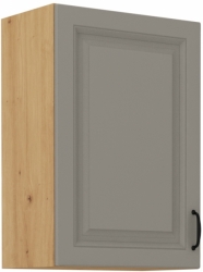 Kuchyňská skříňka Stilo 50 G-72 1F, korpus dub artisan / dvířka světle šedá CLAY