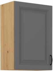 Kuchyňská skříňka Stilo 50 G-72 1F, korpus dub artisan / dvířka šedá DUST