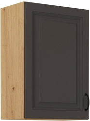 Kuchyňská skříňka Stilo 50 G-72 1F, korpus dub artisan / dvířka šedá