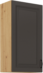 Kuchyňská skříňka Stilo 50 G-90 1F, korpus dub artisan / dvířka šedá