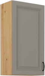 Kuchyňská skříňka Stilo 50 G-90 1F, korpus dub artisan / dvířka světle šedá CLAY