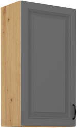 Kuchyňská skříňka Stilo 50 G-90 1F, korpus dub artisan / dvířka šedá DUST