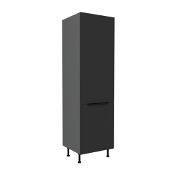 Kuchyňská skříň ARIA antracit 60 DK-215 2F / dvířka černá 