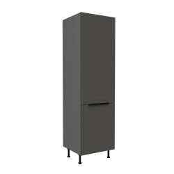 Kuchyňská skříň ARIA antracit 60 DK-215 2F / dvířka šedá 
