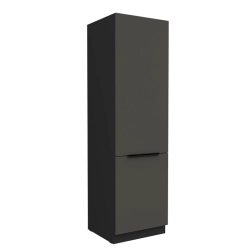 Kuchyňská skříňka ARIA 60 DK-210 2F
korpus černá, dvířka šedá